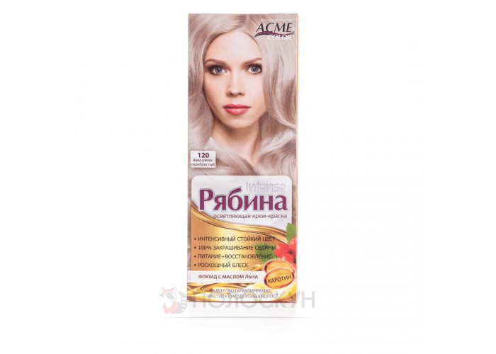 ﻿Фарба для волосся Перлово-сріблястий 120 Acme Color