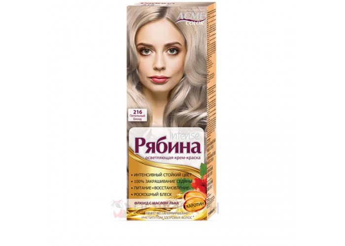 ﻿Фарба для волосся Попелястий Блонд №216 Acme Color