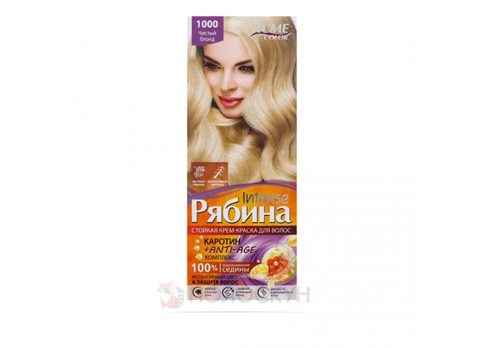 ﻿Фарба для волосся №1000 Чистий блонд Acme Color