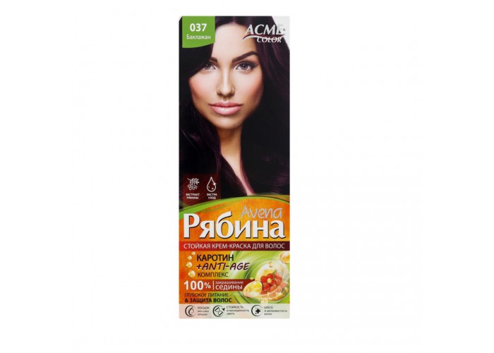 ﻿Тонуюча маска дял волосся Avena №037 Баклажан Acme Color