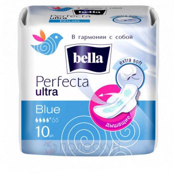 ﻿Гігієнічні прокладки з крильцями Perfecta Ultra Blue Bella