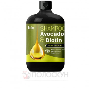 ﻿Шампунь з олією авокадо+біотин Bio Naturell