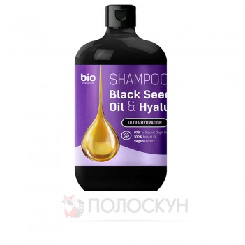 ﻿Шампунь Біо Натурель з олією чорного кунжуту+гіалуронова кислота Bio Naturell