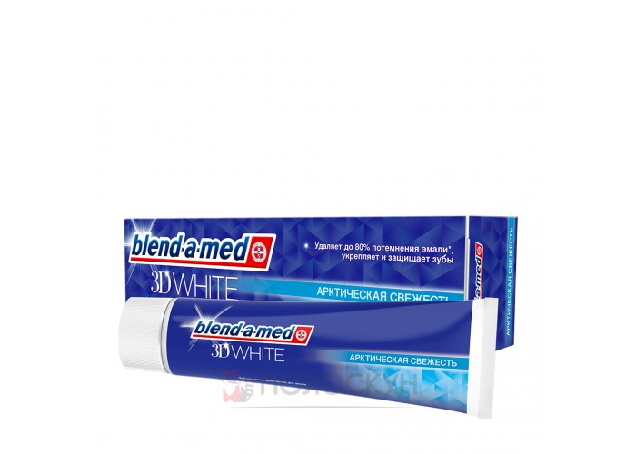 ﻿Зубна паста 3D White Арктична свіжість Blend-a-med