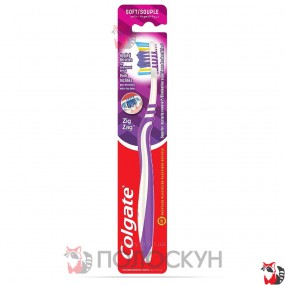 ﻿КОЛГЕЙТ зубна щітка ЗІГ-ЗАГ Soft(м’яка) Colgate