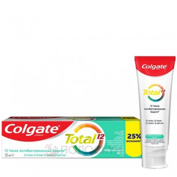 ﻿Зубна паста Антибактеріальна Total 12 Colgate