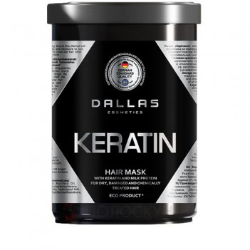 ﻿Маска для волосся Keratin з кератином і екстрактом молочного протеїну Dallas