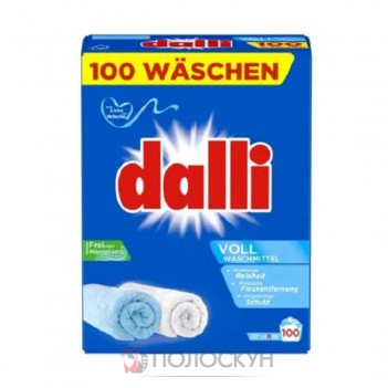 ﻿ДАЛЛІ пральний порошок автомат 6кг (100 прань) Voll коробка Dalli