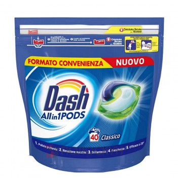 ﻿Капсули для прання 3в1 Classico Dash