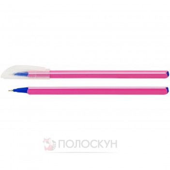 ﻿Ручка масляна Тріада, 0,7мм, синя Economix