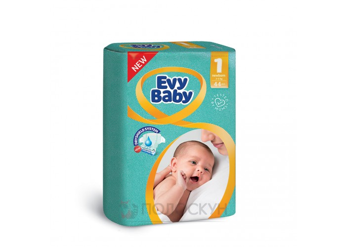 ﻿Дитячі підгузки для новонароджених N1 Evy Baby