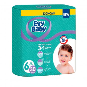 ﻿Підгузки №6 (16+кг ) Evy Baby