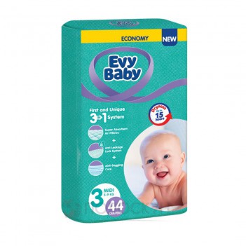 ﻿Дитячі підгузки N3 - 5-9 кг - Twin  Evy Baby