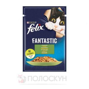 ﻿ФЕЛІКС Фантастік корм для котів з кроликом в желе 85г Фелікс