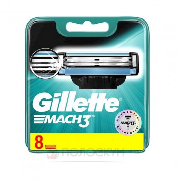 ﻿Картридж для станка Gilette Mach 3 Gillette