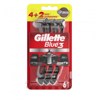 ﻿Станок для гоління Blue 3 Red Gillette