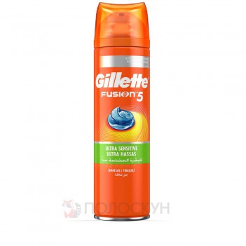 ﻿Гель для гоління Fusion 5 Ultra Sensitive Gillette