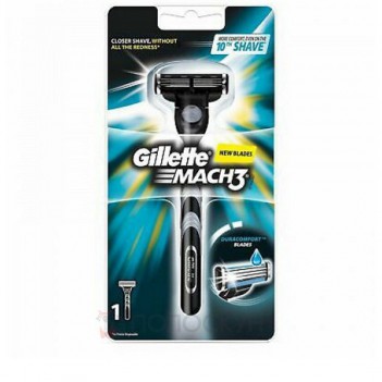 ﻿Станок + катридж для гоління Mасh3 Gillette