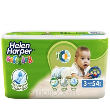 ﻿Дитячі підгузки N3 від 4 до 9 кг Helen Harper