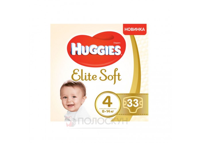 ﻿Підгузки N4 Elite Soft 8-14 кг Huggies