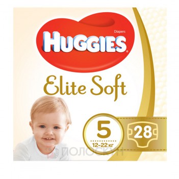 ﻿Підгузки дитячі Elite Soft Jumbo N5 12-22кг Huggies