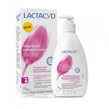 ﻿Засіб для інтимної гігієни з дозатором Ніжний Lactacyd