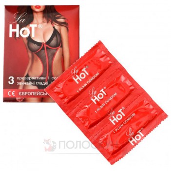 ﻿Презервативи гладкі La Hot