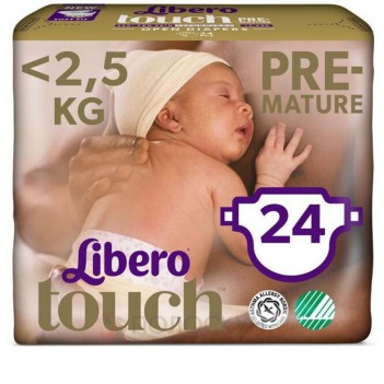 ﻿Дитячі підгузники 0-2,5кг Touch Prema Libero