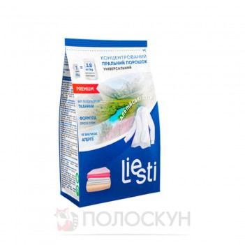 ﻿Концентрований пральний порошок універсальний 1000г Альпійські луги  Liesti