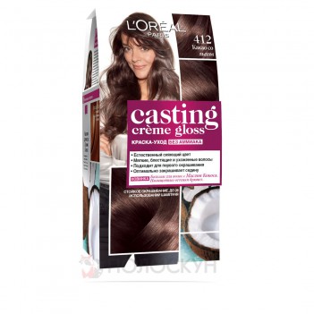 ﻿Фарба для волосся Casting Creme Gloss №412 Какао з льодом LOreal