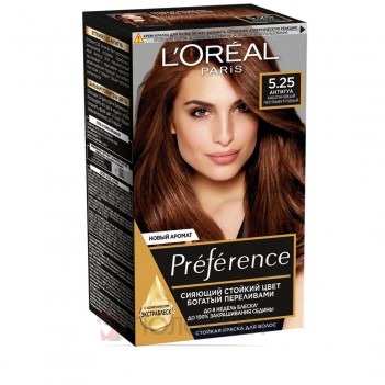 ﻿Фарба для волосся Recital Preference №5.25 Каштановий перламутровий LOreal
