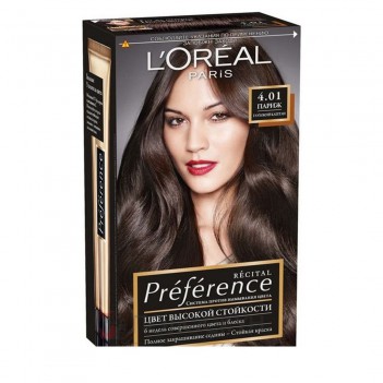 ﻿Фарба для волосся Recital Preference №4.01 Глибокий каштан LOreal