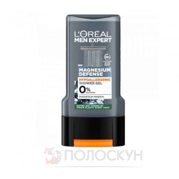 ﻿ЛОРЕАЛЬ МЕН гель для душу  Захист Магнію  300мл  L Oreal Men