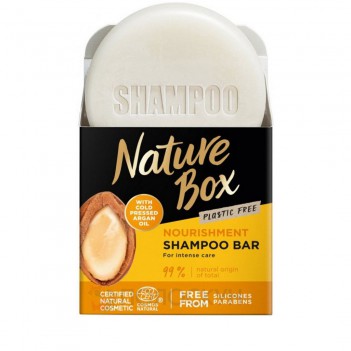 ﻿Твердий шампунь для живлення волосся Арган Nature Box