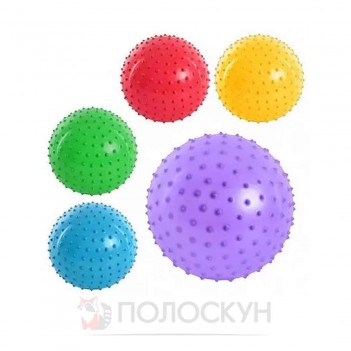 ﻿Мяч масажний 4 дюйма, 5 кольорів