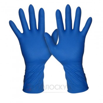 ﻿Гумові рукавиці Сині L