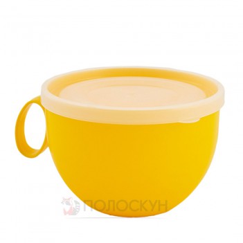 ﻿Чашка з кришкою Жовтий