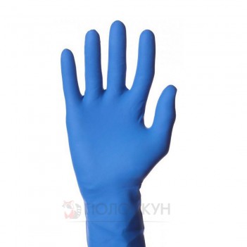 ﻿Гумові рукавиці сині L