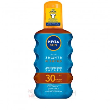 ﻿Сонцезахисна олія для засмаги SPF30 Nivea