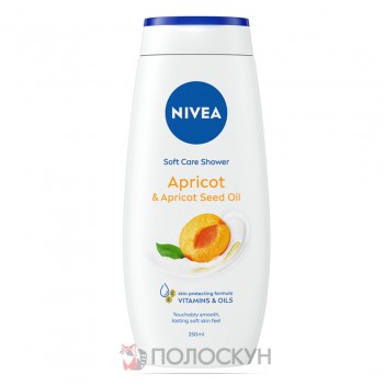 ﻿Гель для душу жіночий 250мл Абрикос Nivea