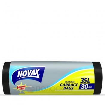 ﻿Пакет для сміття 35л Novax