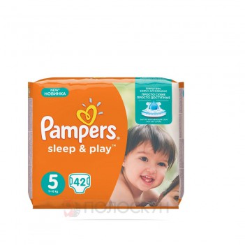 ﻿Підгузки дитячі N5 Midi Sleep and Play Pampers