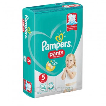 ﻿Підгузки-трусики №5 Pants Maxi (12-17кг) Pampers