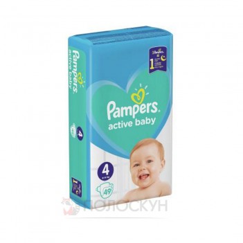﻿Підгузки N4 Active Baby Pampers