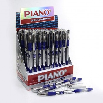 ﻿Ручка масляна PT-500 синя PIANO
