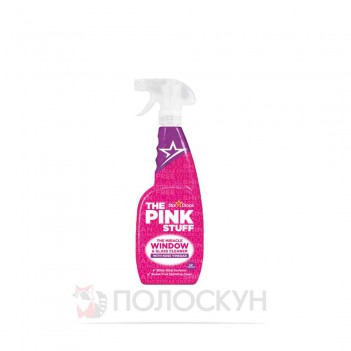 ﻿ПІНК СТАФФ спрей-засіб для миття вікон та скла Rose Vinegar 750мл Pink Stuff