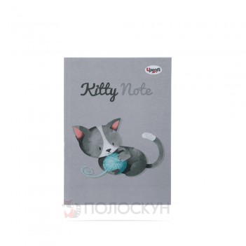 ﻿Блокнот Kitty note B6 grey ТМ Profiplan