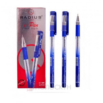 ﻿Ручка кулькова з принтом, синя Radius-I-Pen
