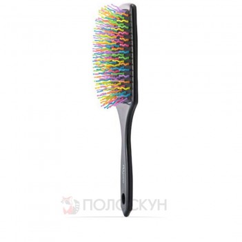 ﻿Щітка для волосся широка з кольоровими зубцями С0264 Rapira