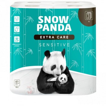 ﻿Туалетний папір Extra Care Sensitive Сніжна панда